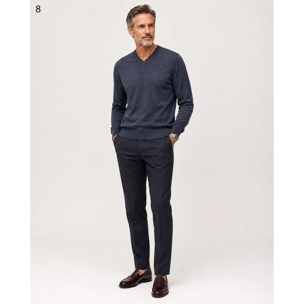 Peter Millar Crown Soft Sweater Mens Large‎ Merino Wool Silk Blend Lightweight